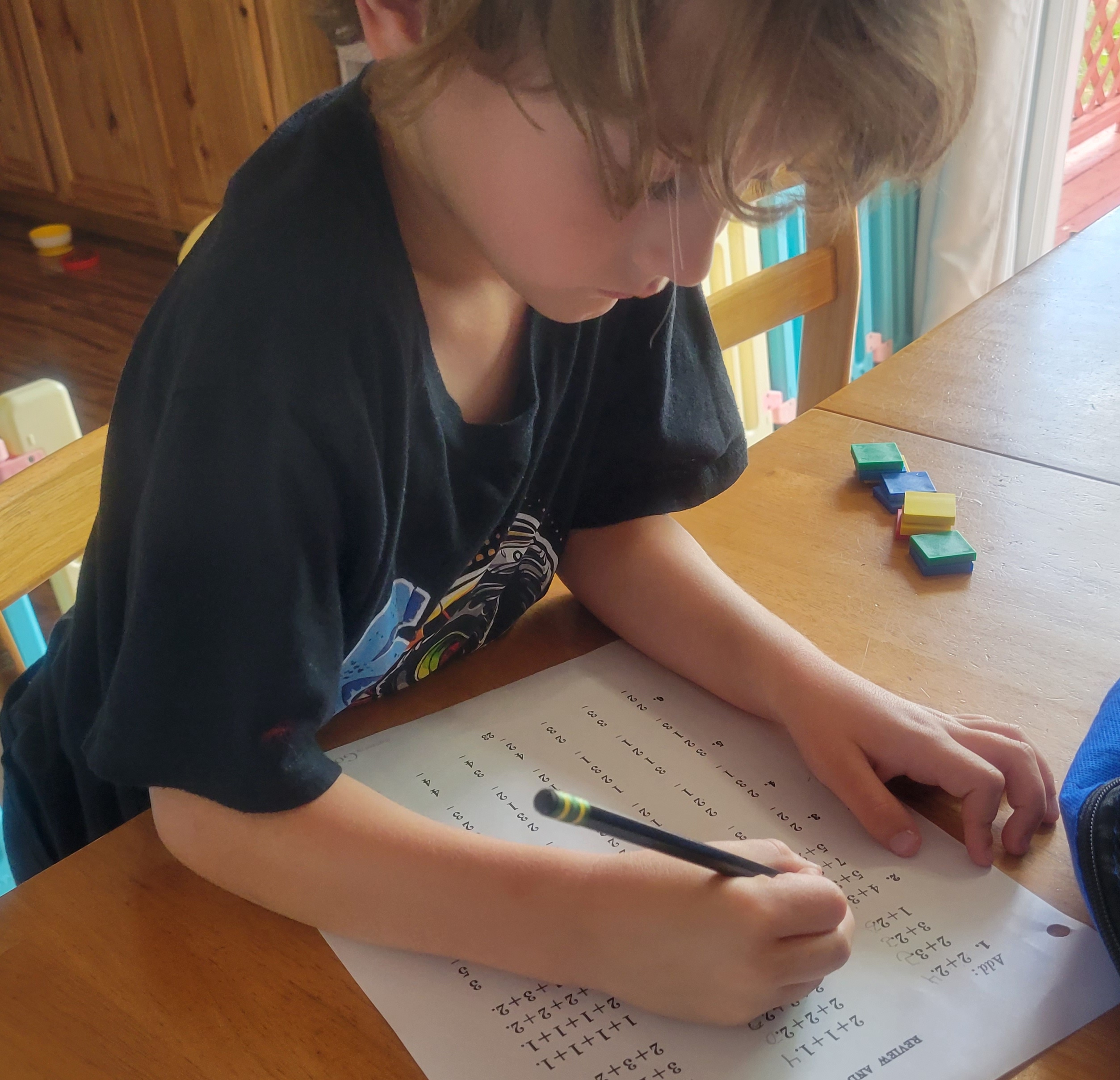 Child and schoolwork