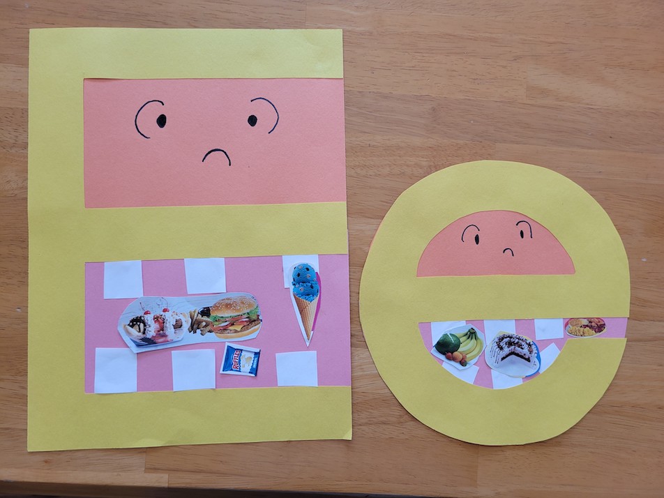 E is for Eat Capital and Lowercase Letter
