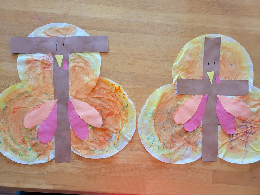 T is for Turkey Capital and Lowercase Letter Craft