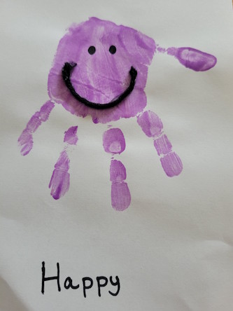 happy handprint craft