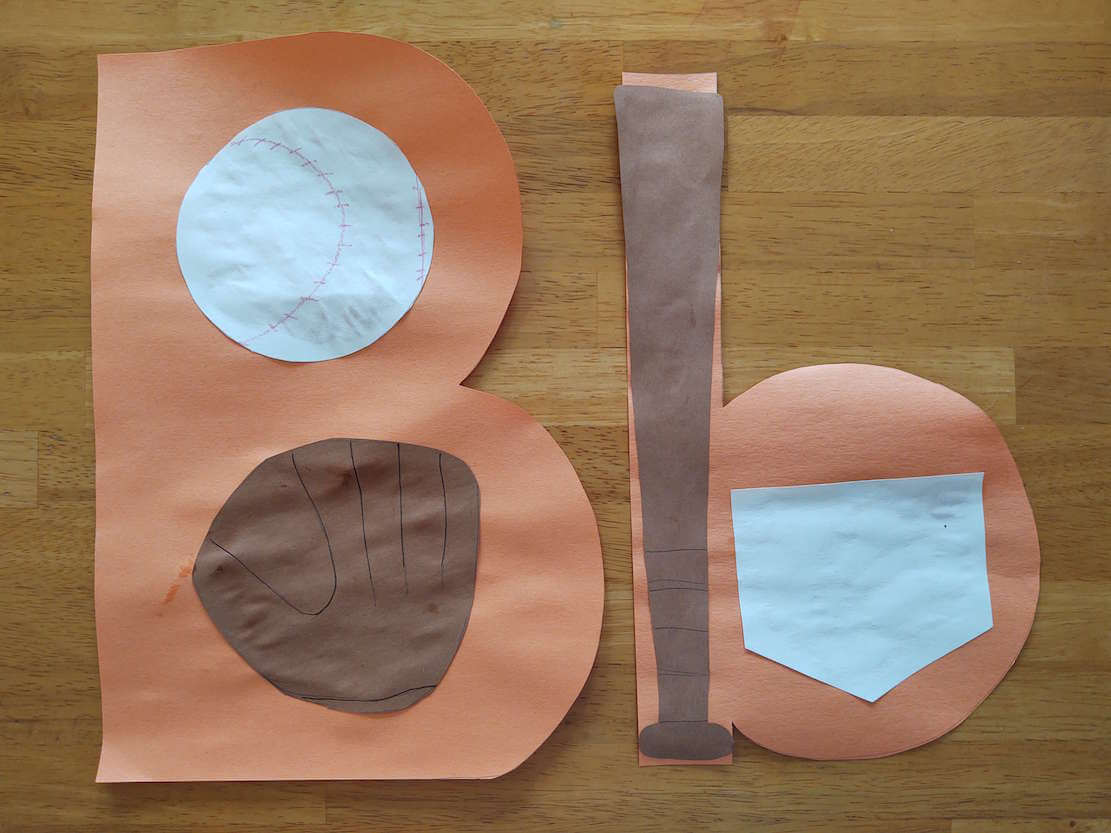 B is for Baseball Capital and Lowercase Craft