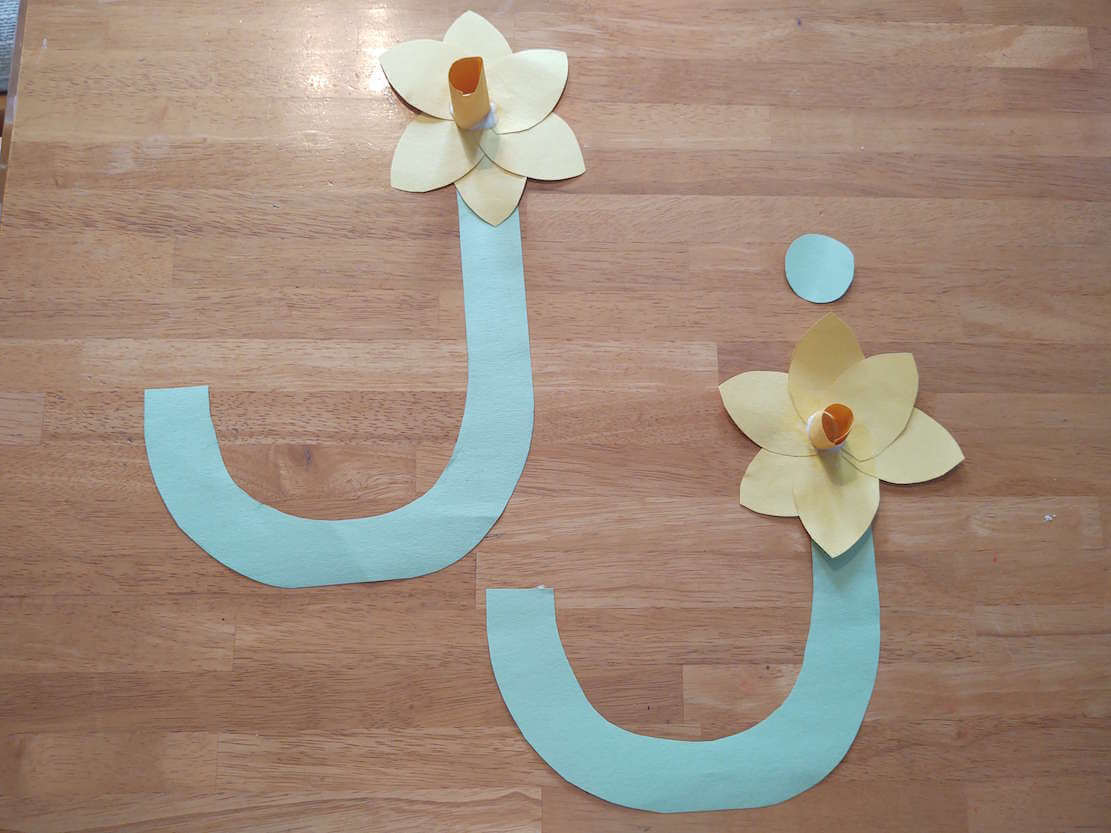 J is for Jonquil Capital and Lowercase Letter Craft