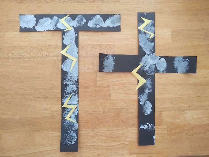 T is for Thunderstorm Capital and Lowercase Letter Craft