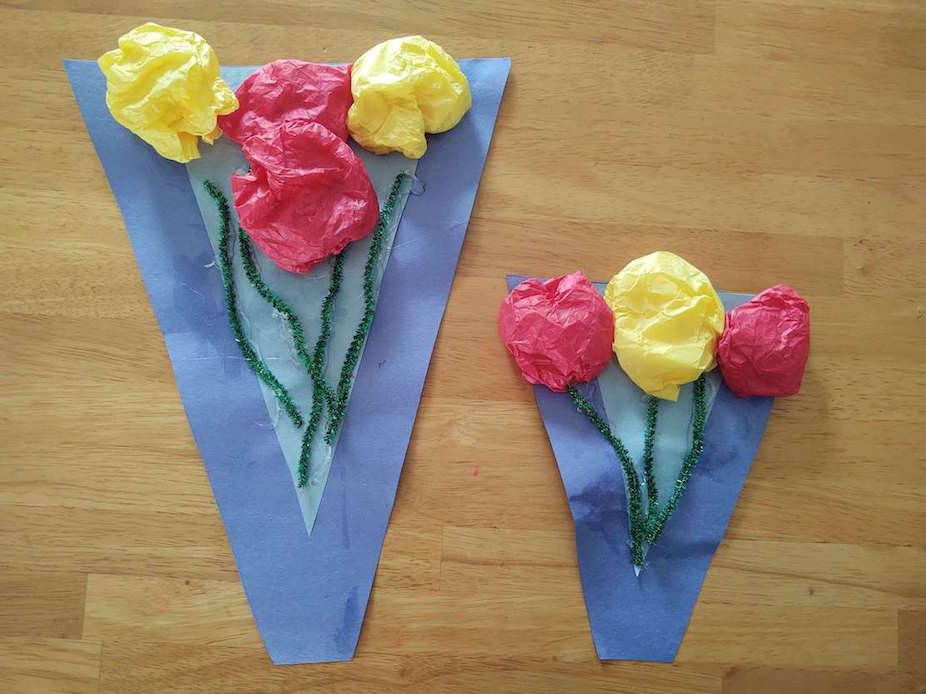 V is for vase Capital and Lowercase Letter Craft