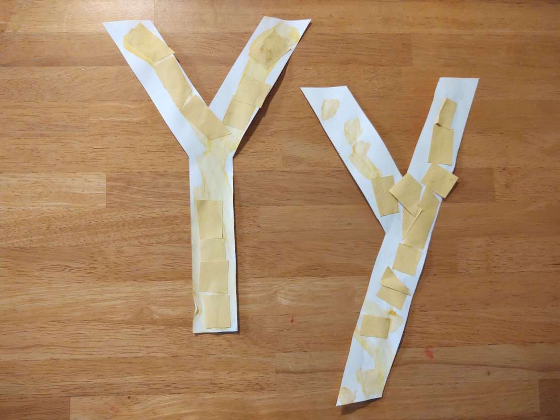 Y is for Yellow Capital and Lowercase Craft