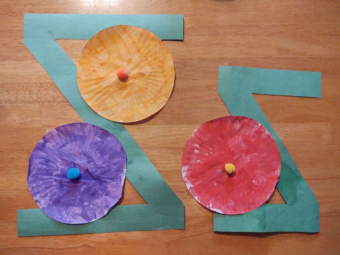 Z is for Zinnia Capital and Lowercase Letter Craft