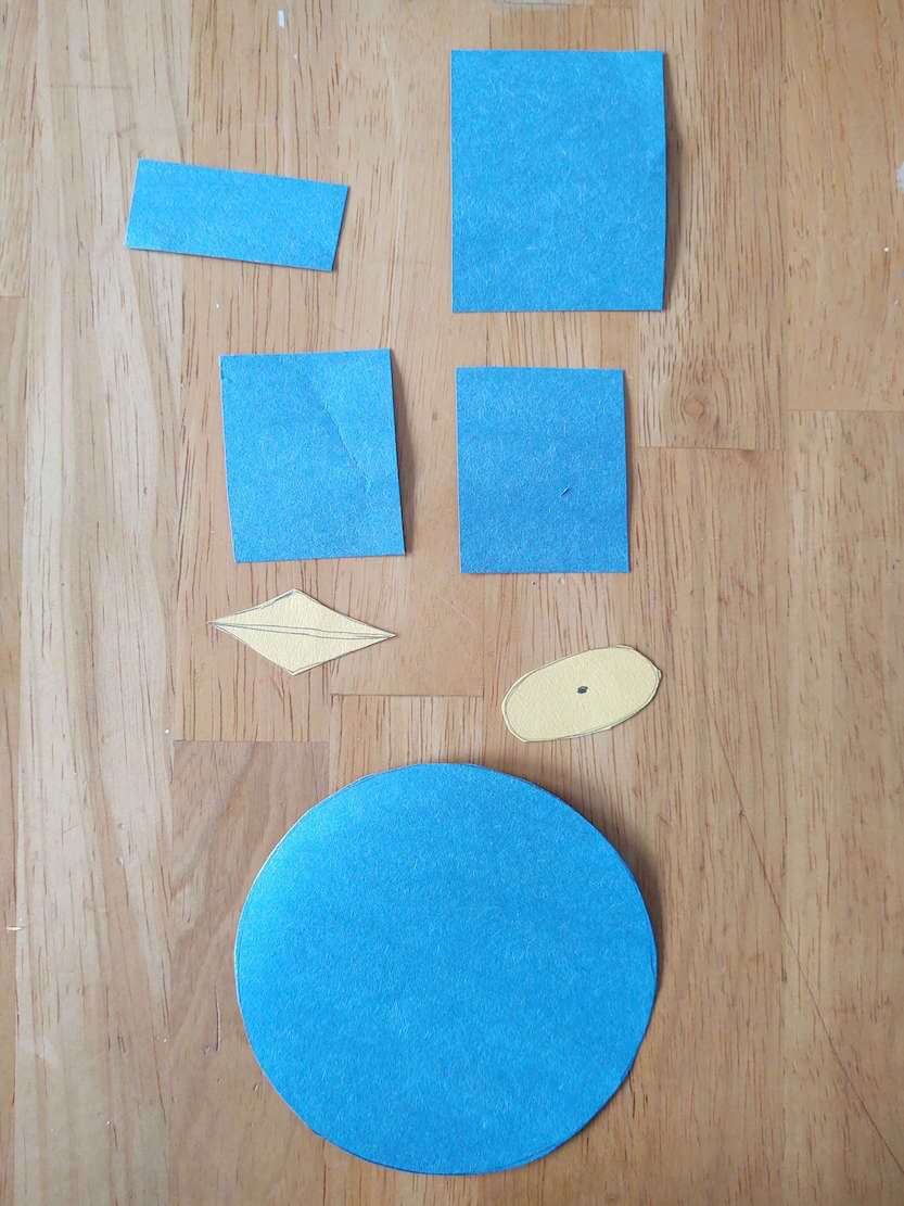 Capital and Lowercase D is for drums letter craft